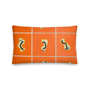 Dark Orange Pillow