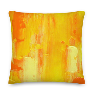 Rainbow Yellow Pillow