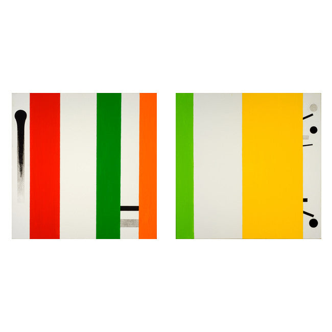 Melody 17 diptych - Acrylic Block