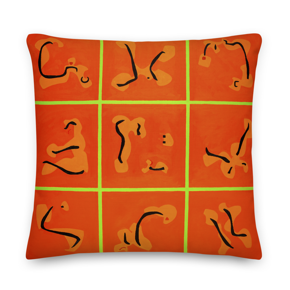 Red 9 Pillow