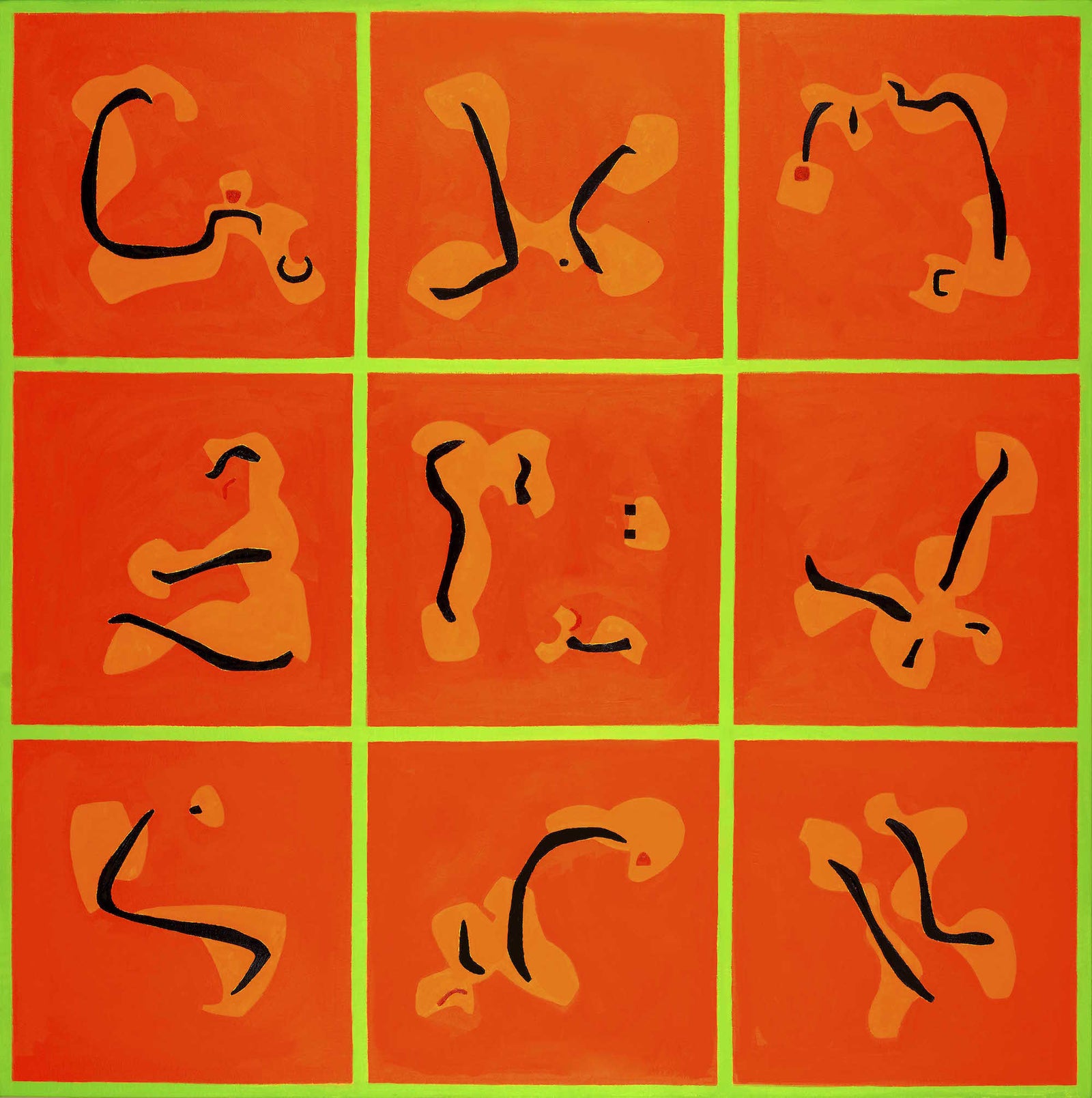 Red 9 - Print Behind Acrylic