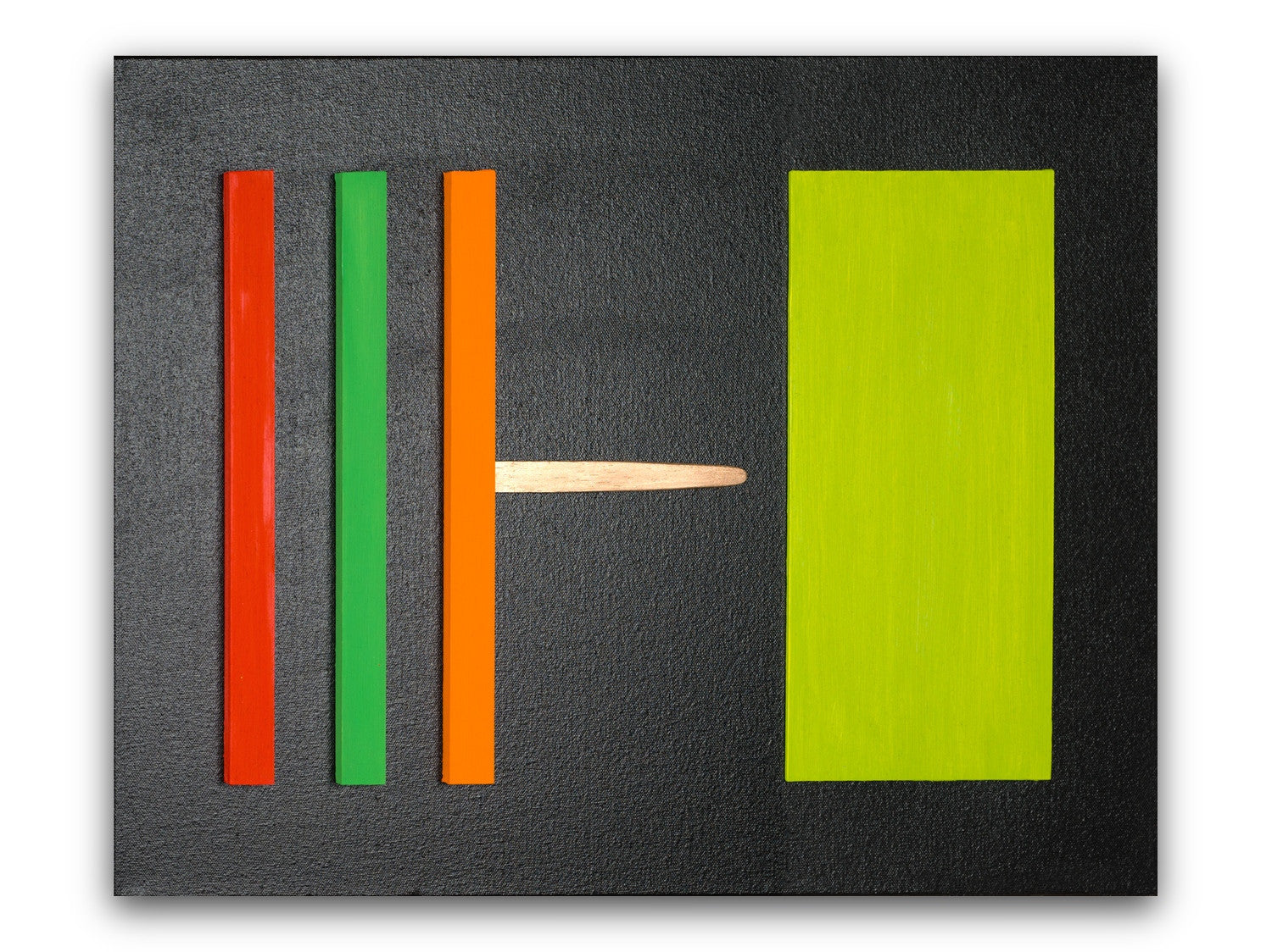 Bas Green - Print Behind Acrylic