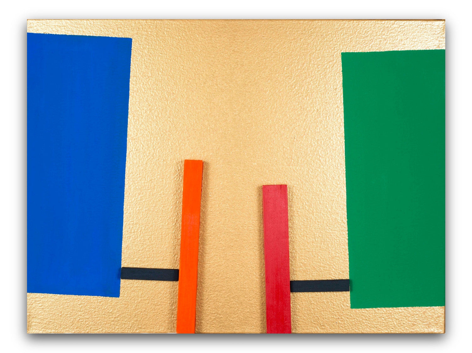 Blue Orange Red Green - Print Behind Acrylic