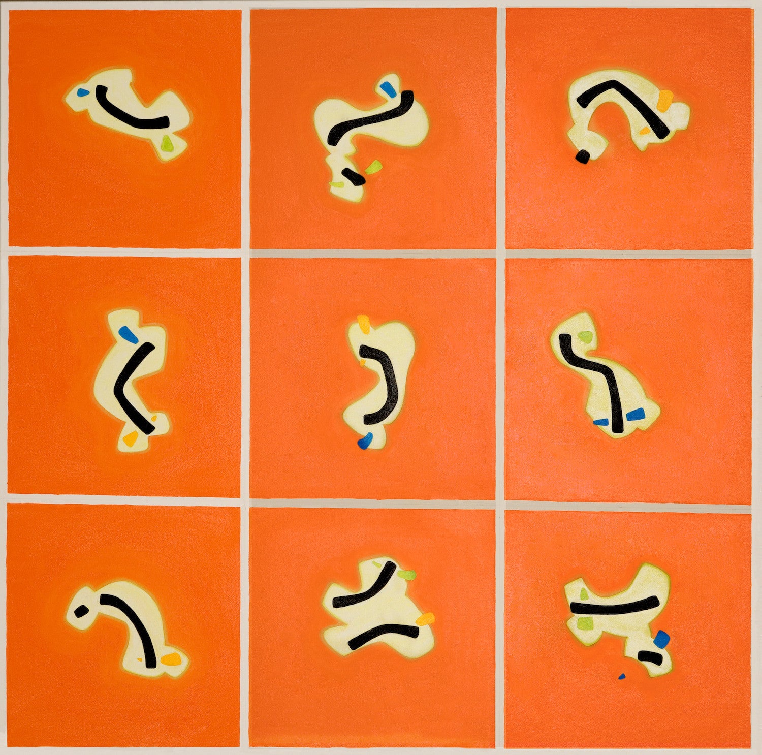 Dark Orange - Print Behind Acrylic