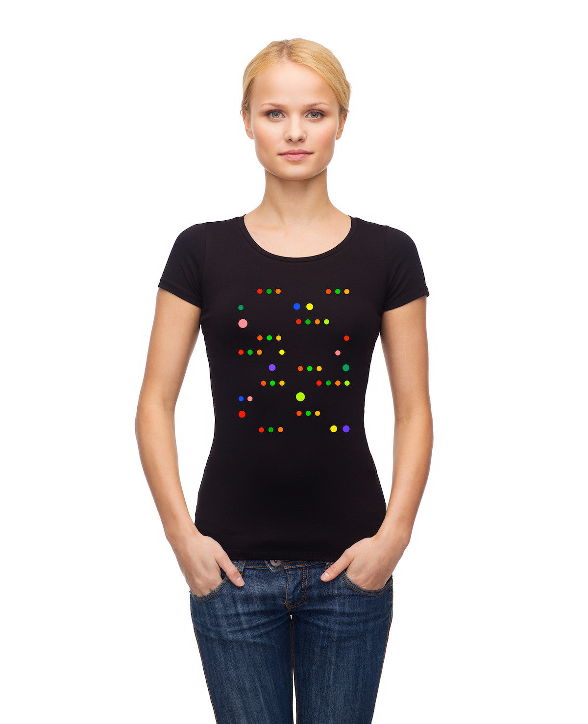 Women's Dots Organic Cotton T-Shirt