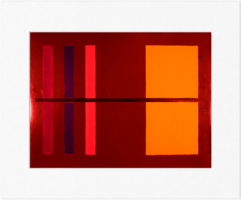 Untitled 5923 /Red: Metal Series