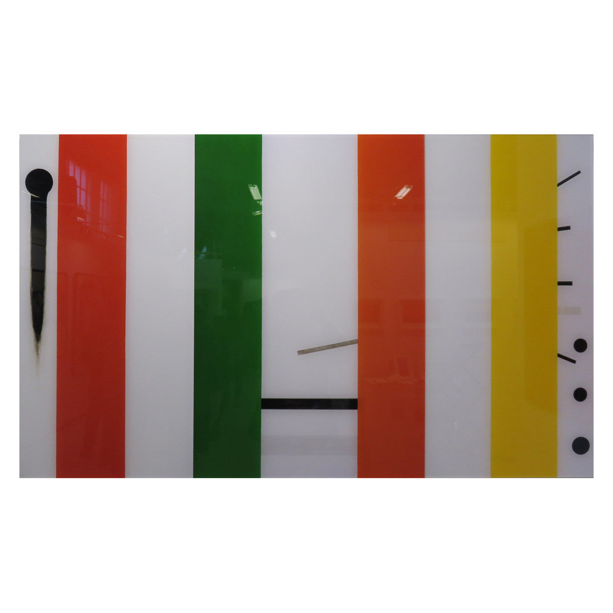 Color Symphony 49 Triptych - Print Behind Acrylic