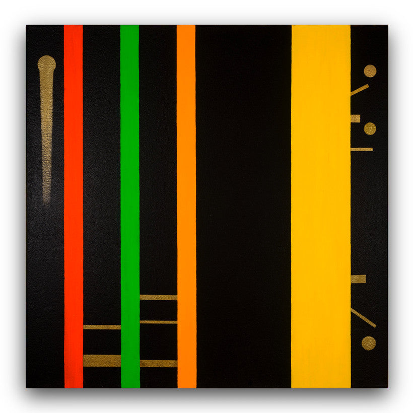 Untitled Black 15 - Print Behind Acrylic